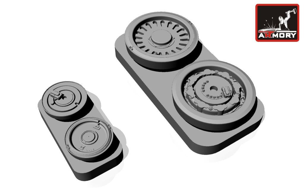 Armory Models AW48015 Mikoyan MiG-25 Foxbat wheels 1/48 – zdjęcie 5