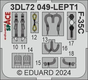 Eduard 3DL72049 F-35C SPACE 1/72 – Bild 2