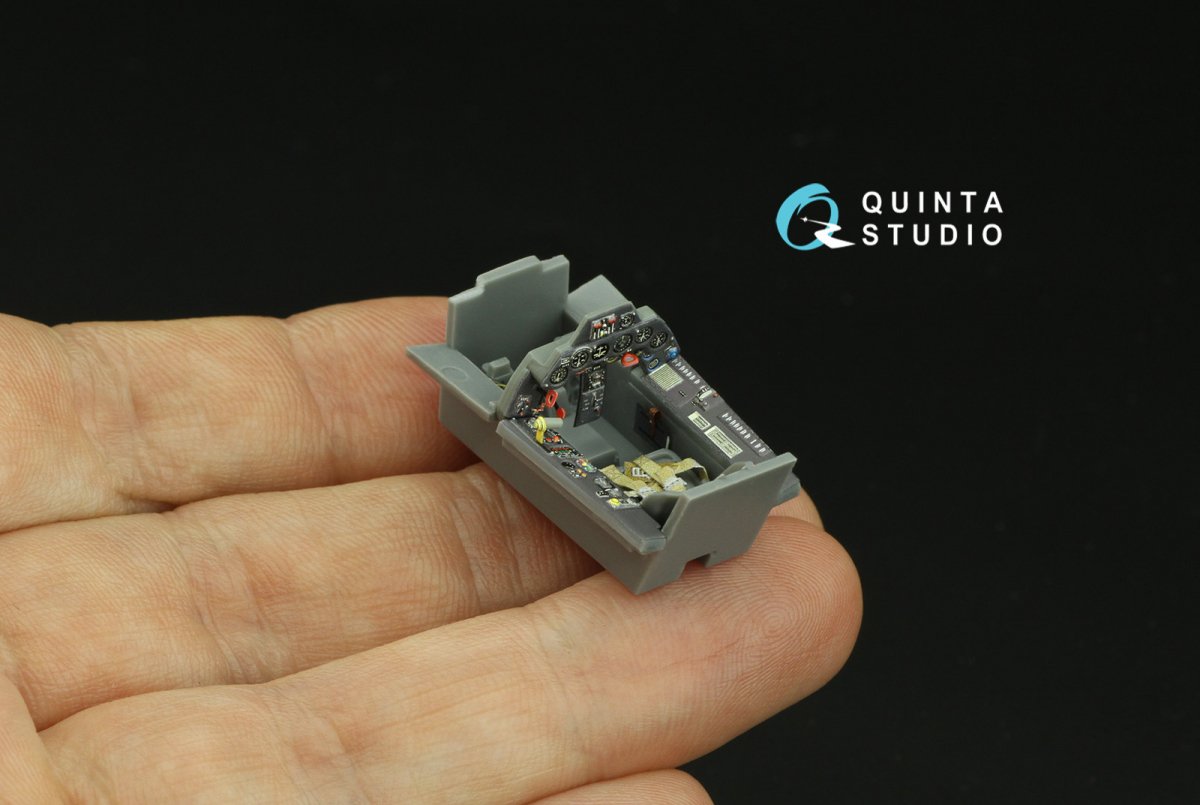 Quinta Studio QD48314 Fw 190A-3 3D-Printed &amp;amp; coloured Interior on decal paper (Tamiya) 1/48 – imagen 8
