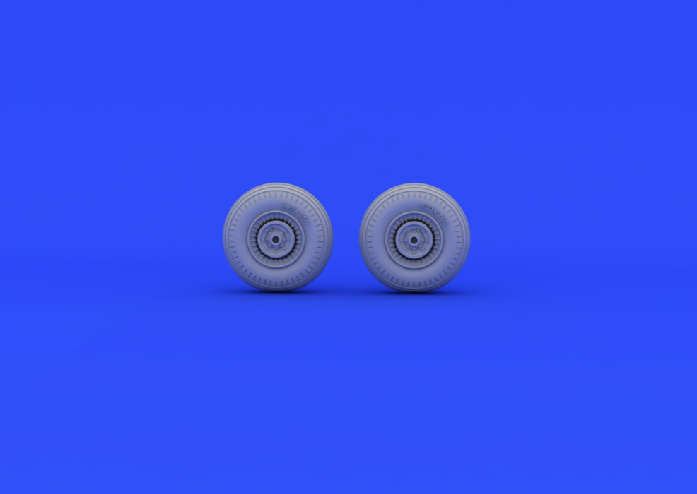 Eduard 672026 Il-2 wheels 1/72 (TAMIYA) – zdjęcie 3
