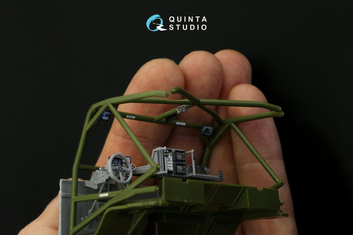 Quinta Studio QD35068 KAMAZ-43509 3D-Printed &amp;amp; coloured Interior on decal paper (Zvezda) 1/35 – zdjęcie 7