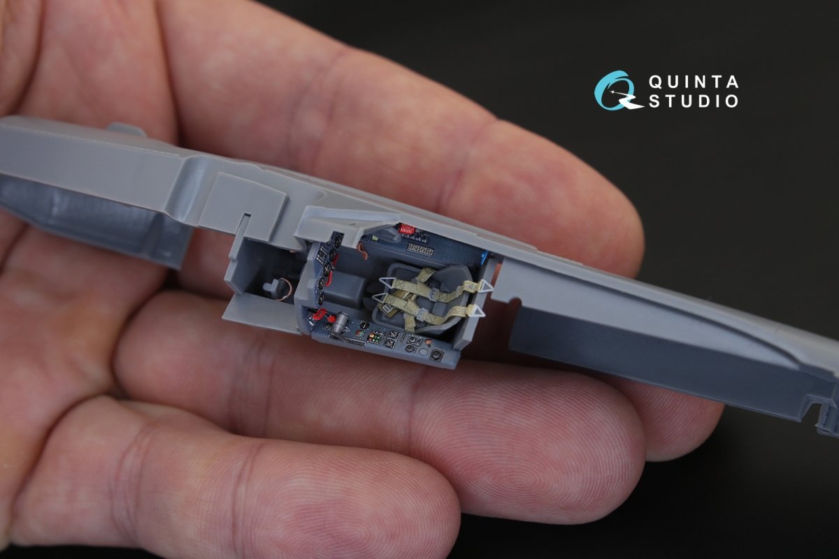 Quinta Studio QD48142 FW 190D-9 3D-Printed &amp;amp; coloured Interior on decal paper (for Tamiya kit) 1/48 – immagine 4