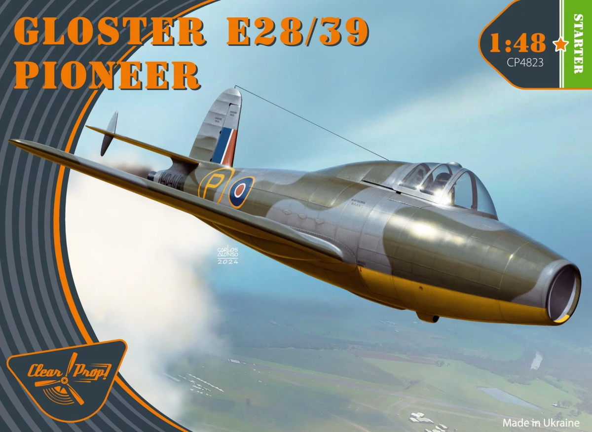Clear Prop! CP4823 Gloster E28/39 Pioneer STARTER KIT 1/48