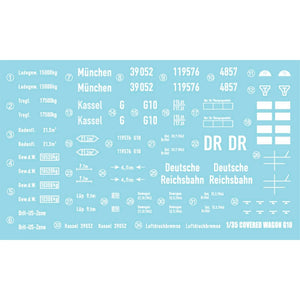 AK Interactive AK35502 GERMAN RAILWAY COVERED G10 WAGON GEDECKTER GÜTERWAGEN G10 1/35 – zdjęcie 2