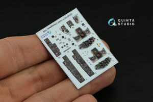 Quinta Studio QD48150 F-104S 3D-Printed &amp;amp; coloured Interior on decal paper (Hasegawa) 1/48 – Bild 9
