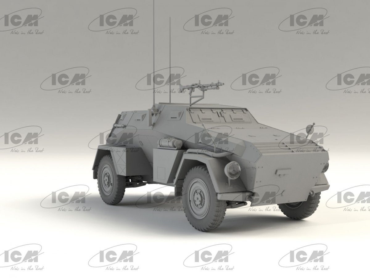 ICM 35112 Sd.Kfz. 247 Ausf.B with MG 34 machine gun 1/35 – Bild 4