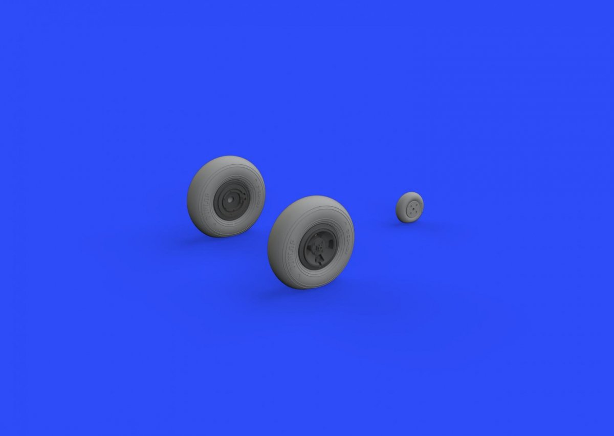 Eduard 632106 Spitfire Mk. IX wheels - 4 spoke REVELL 1/32 – imagen 2