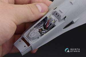 Quinta Studio QD48194 F-16С 3D-Printed &amp;amp; coloured Interior on decal paper (for Kinetic kit) 1/48 – imagen 5