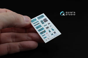 Quinta Studio QD72016 MiG-31BM 3D-Printed &amp;amp; coloured Interior on decal paper (for Trumpeter kit) 1/72 – imagen 2