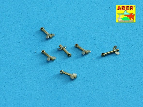 Aber 16111 Wing nuts PE nuts with turned bolt x 30 pcs. 1/16 – imagen 6