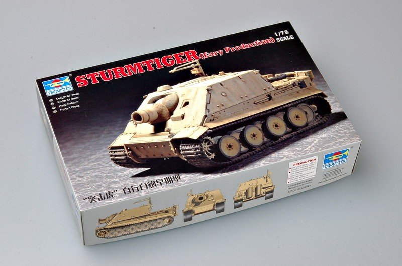 Trumpeter 07274 German Sturmtiger Early Production 1/72 – imagen 2