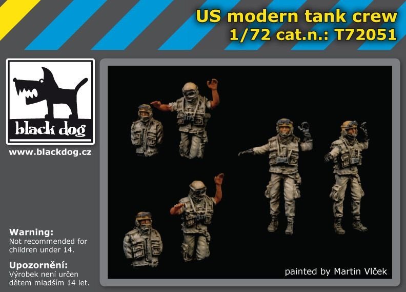 Black Dog T72051 Us modern tank crew 1/72 – imagen 2