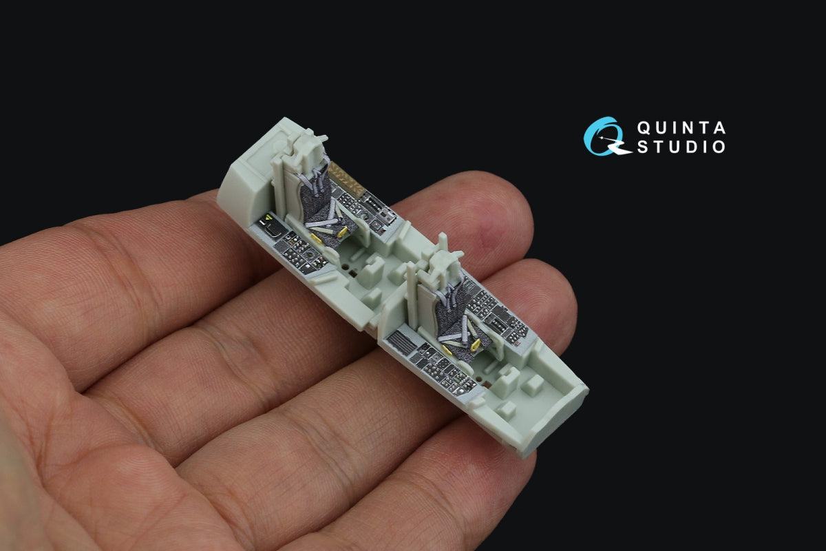 Quinta Studio QD72110 F-15E 3D-Printed &amp;amp; coloured Interior on decal paper (Revell) 1/72 – zdjęcie 11