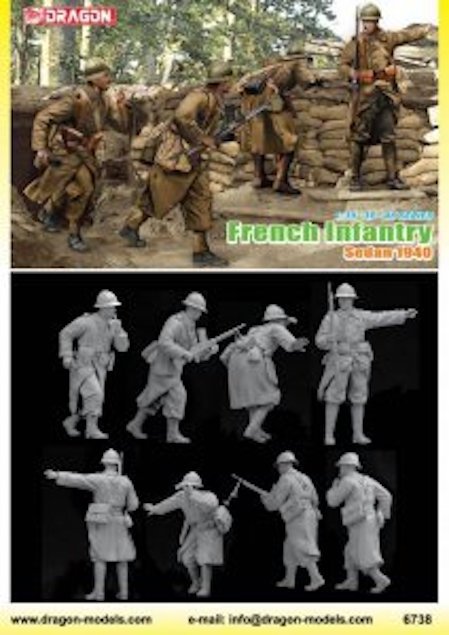 Dragon 6738 French Infantry Sedan 1940 1/35 – immagine 2