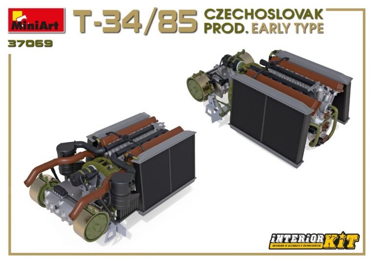 Miniart 37069 T-34/85 Production tchécoslovaque Type précoce 1/35 – image 16