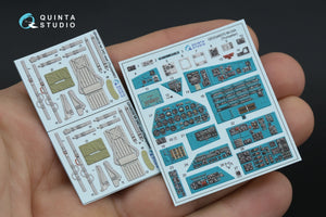 Quinta Studio QD48570 Mi-24A 3D-Printed &amp;amp; coloured Interior on decal paper (Trumpeter) 1/48 – immagine 2