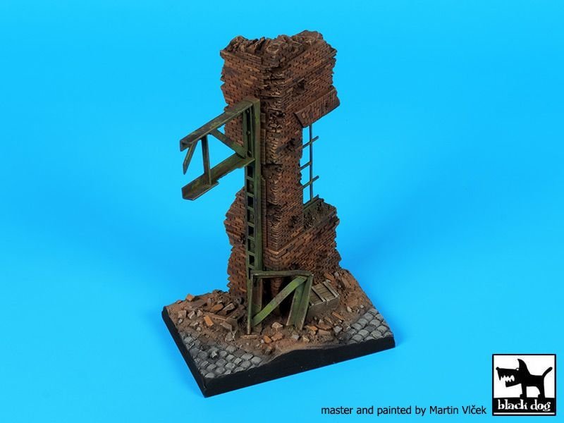 Black Dog D35113 Stalingrad factory ruin base 1/35 – imagen 4
