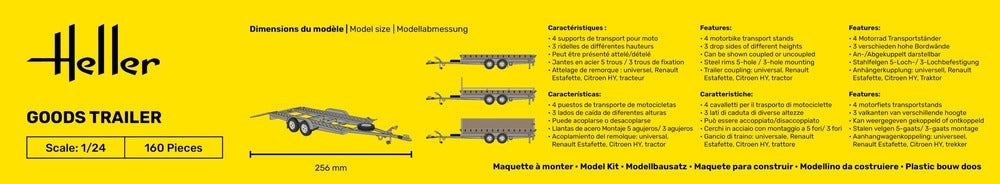 Kit de démarrage Heller 56778, remorque de marchandises 1/24 – image 6