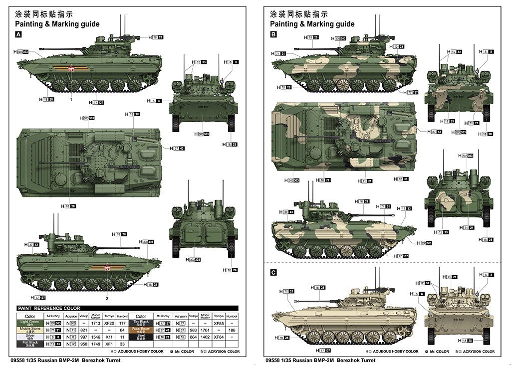 Trumpeter 09558 Russian BMP-2M Berezhok Turret 1/35 – zdjęcie 3