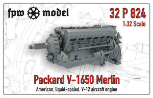 FPW Model 32P824 Packard V-1650 Merlin 1/32