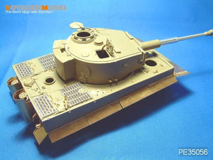 Maquette Voyager PE35056 Tiger I Seconde Guerre mondiale, version tardive en photodécoupe (AVF Club 35079), échelle 1/35 – image 2