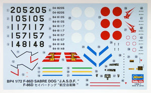 Hasegawa BP4 (51404) F-86D Sabre Dog &amp;#39;J.A.S.D.F.&amp;#39; 1/72 – zdjęcie 3