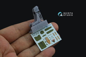 Quinta Studio QR+48069 K-36L (late) ejection seat (for Su-25/Su-25SM aircraft since 2008) (All kits) 1/48 – Bild 2