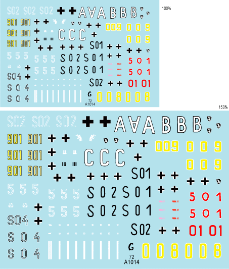 Star Decals 72-A1014 Befehlspanzer # 5. German Command 1/72 – imagen 4