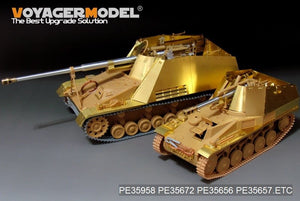 Voyager Model PE35958 WWII German self-propelled howitzer Wespe basic For TAMIYA 35200/35358 1/35 – immagine 27
