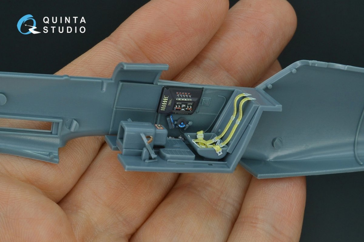 Quinta Studio QD48161 Bf 109G-10 3D-Printed &amp;amp; coloured Interior on decal paper (Eduard) 1/48 – imagen 8