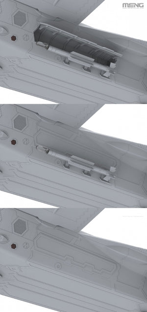 Meng LS-002 Chinese J-20 Stealth Fighter 1/48 – immagine 17