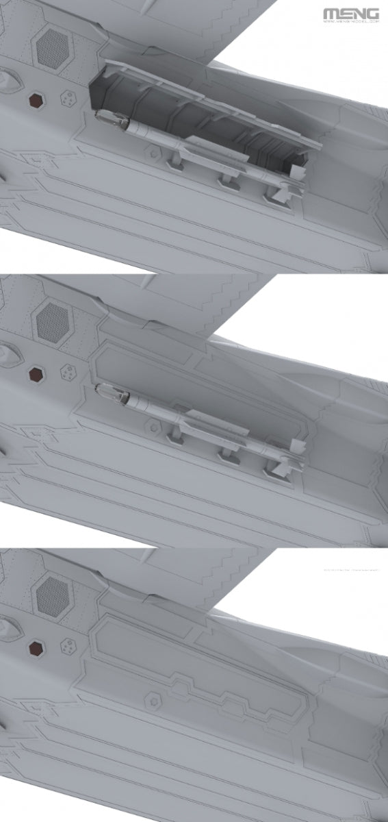 Meng LS-002 Chinese J-20 Stealth Fighter 1/48 – immagine 17