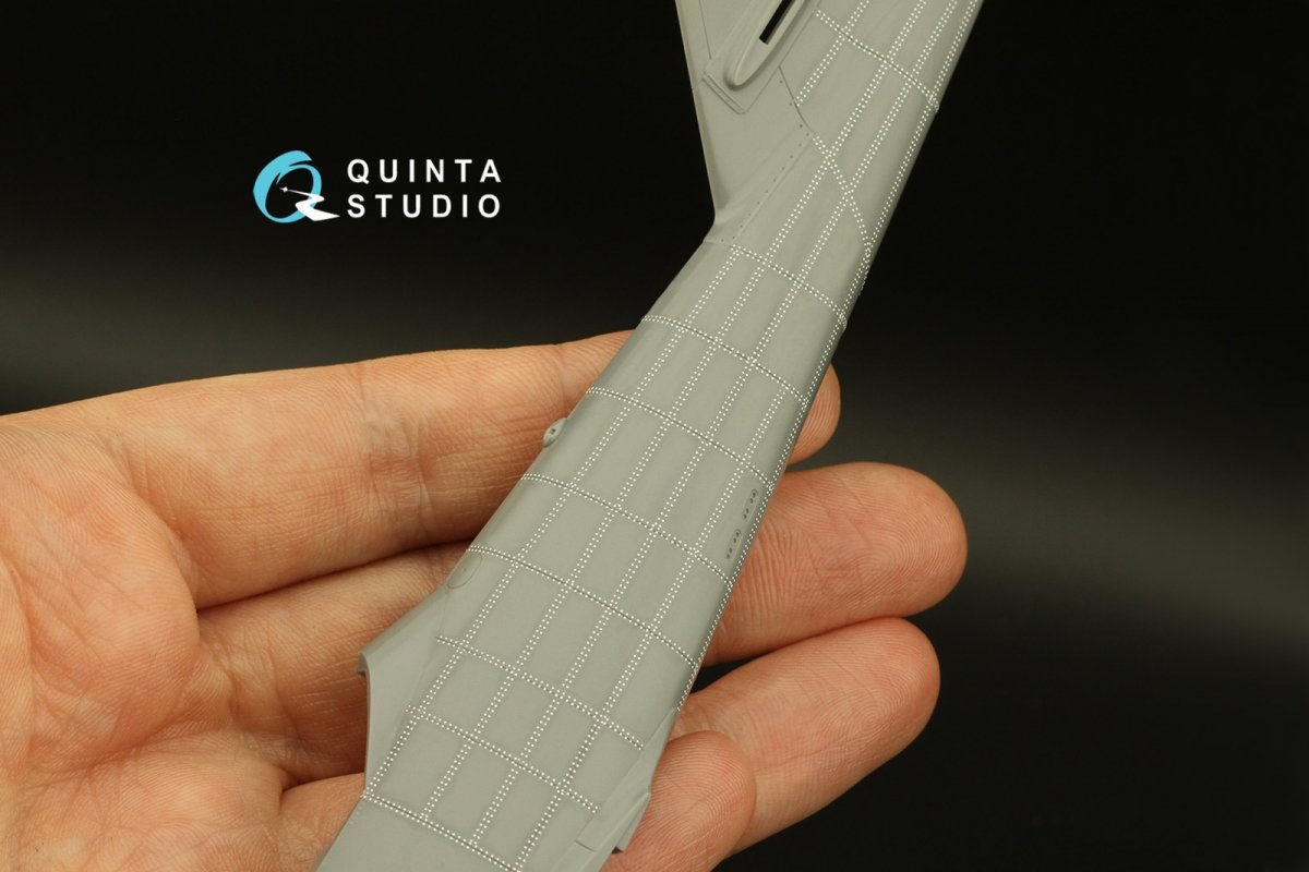 Quinta Studio QRV-025 Double riveting rows (rivet size 0.20 mm, gap 0.8 mm, suits 1/32 scale), White color, total length 5,8 m/19 ft – imagen 3