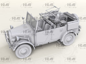 ICM 35584 le.gl.Einheits-Pkw Kfz.4 WWII German Light Anti-Aircraft Vehicle 1/35 – imagen 3
