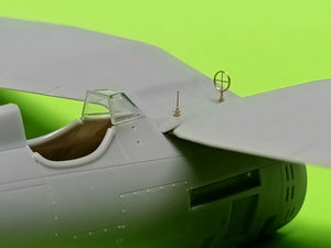 Master AM-48-160 PZL P.11c - detail set - wz. 33 rifle barrels, sights and Venturi nozzle 1/48 – image 6