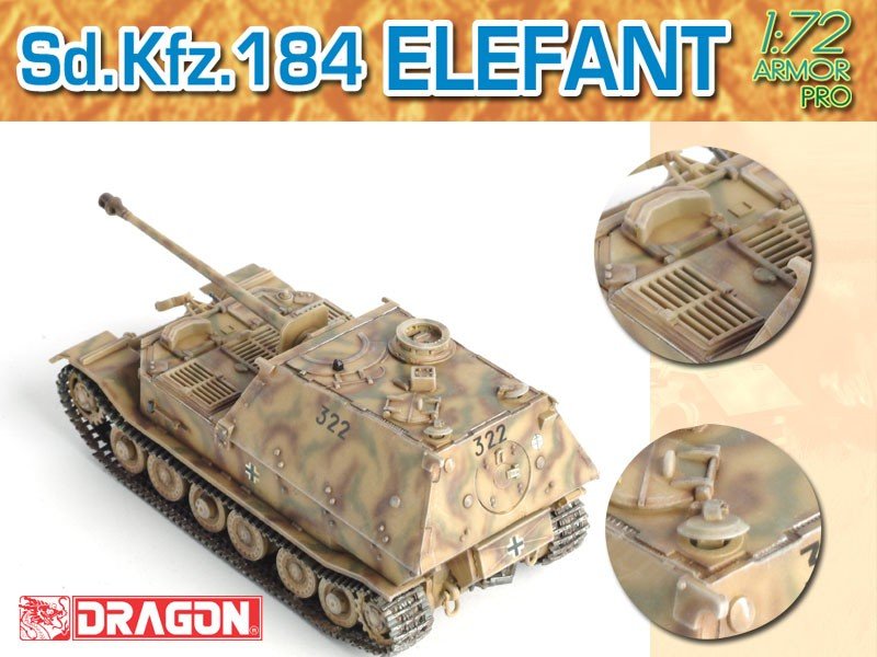 Dragon 7253 Sd.Kfz.184 Éléphant (1/72) – image 5