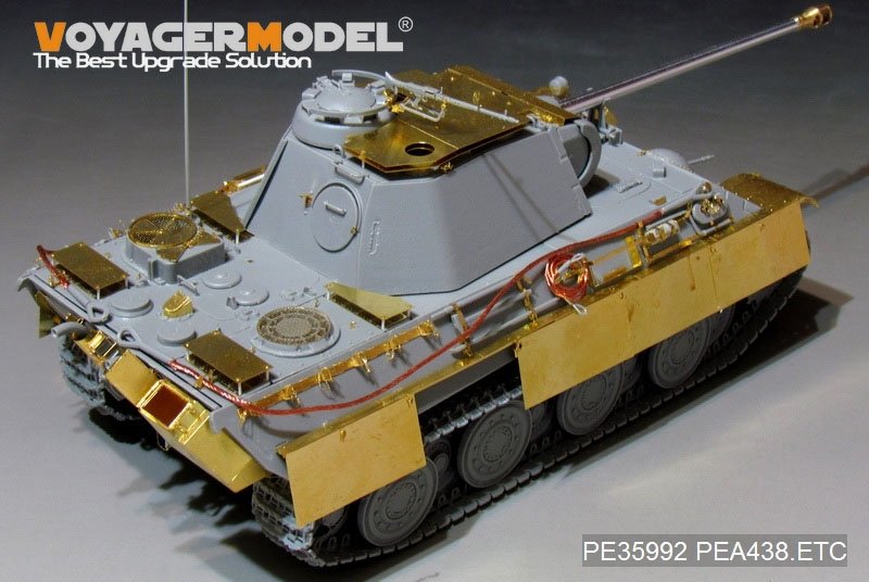 Voyager Model PEA438 WWII German Panther A/G Pz.Rgt.26 Anti Aircraft Armor（For TAKOM 2119/2120/2121) 1/35 – imagen 4