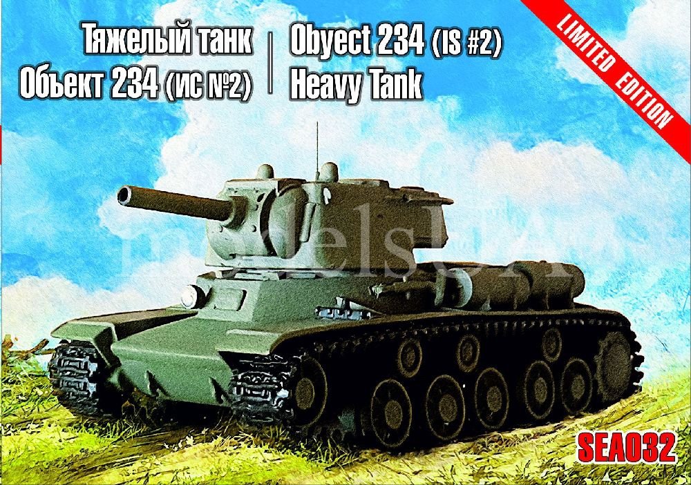 Collected SEA032 IS#2 (object 234) heavy tank 1/72