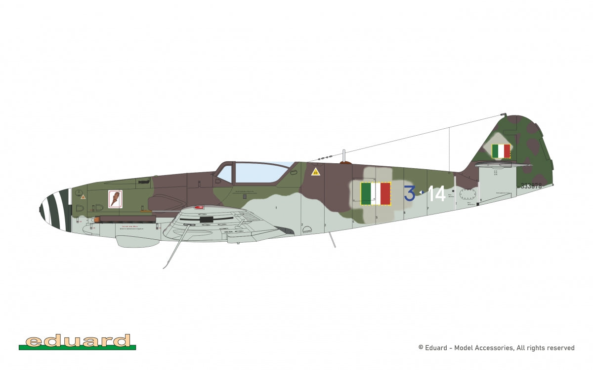 Eduard 2155 Kurfürst Dual Combo Bf 109K-4 - Limited Edition 1/72
