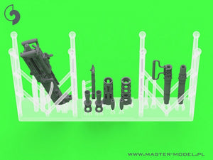 Master GM-35-073 Browning M2HB .50 cal (12,7mm) - do montażu na pierścieniu M49 (karetka D40721 / kołyska D40733 / skrzynka D40731 lub D90078) 1/35 – imagen 14