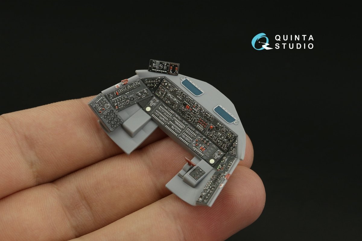 Quinta Studio QD48354 Mi-17 (Mi-8MT Export version) 3D-Printed &amp;amp; coloured Interior on decal paper (Zvezda) 1/48 – imagen 8