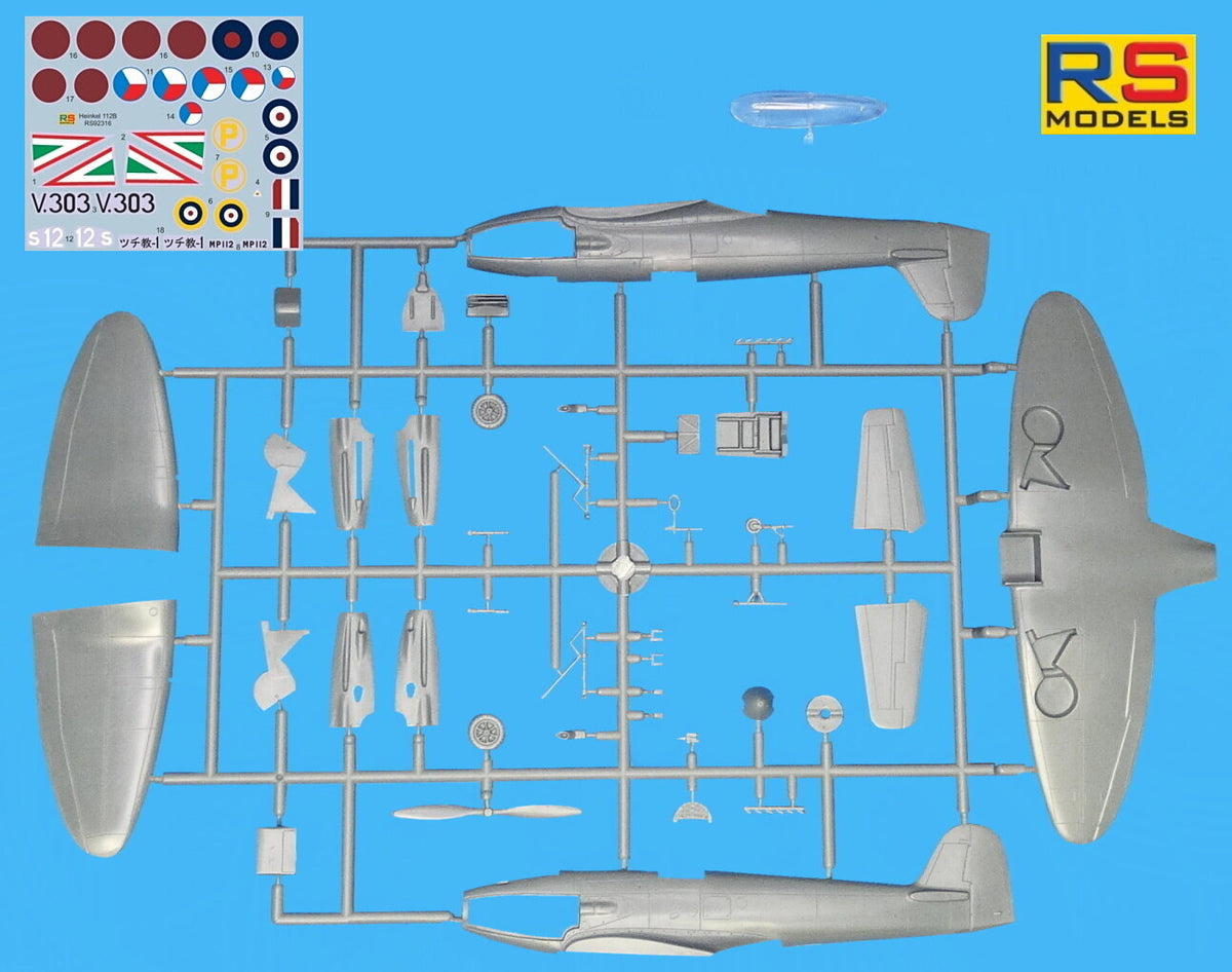 RS Models 92316 Heinkel He-112B WWII German Fighter 1/72 – immagine 5