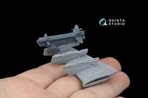 Quinta Studio QT48091 Light multi-purpose guided missile X-39 "Product 305" LMUR, single-pack kit for Ka-52M (for all kits) 1/48