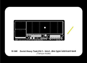 Aber 16046 Russian Heavy Tank KV-1 vol 4 - Box type lubricant tank 1/16 – imagen 7