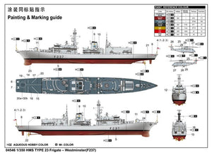 Trumpeter 04546 HMS TYPE 23 Frigate Westminster F237 1/350 – immagine 2