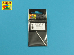 Aber 72L-71 Germ.88 mm Kw.K. 43 L/71 E-50 Barrel (one part) 1/72 – imagen 7