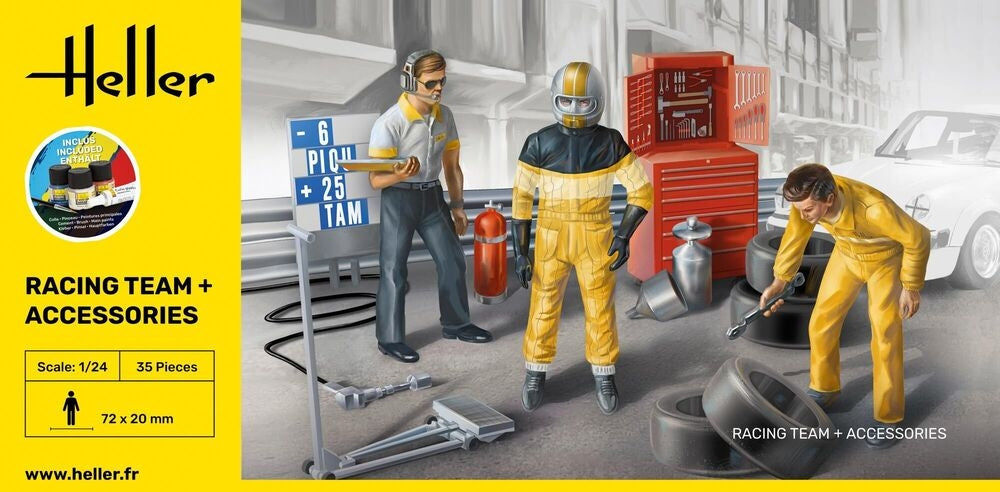 Heller 58750 Racing Team and Accessories - Starter Kit 1/24 – image 3