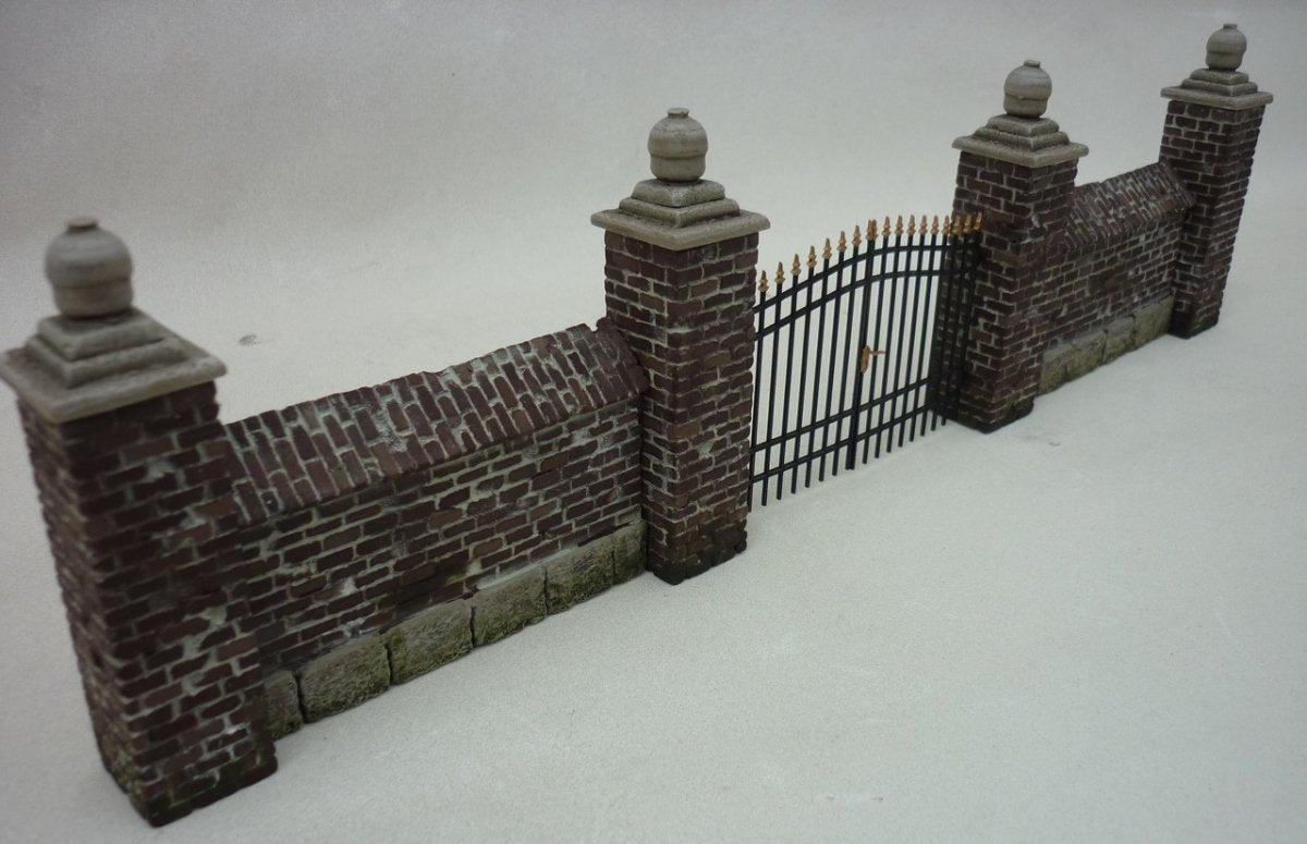 RT-Diorama 35243 Park wall with Fence 1/35 – zdjęcie 10
