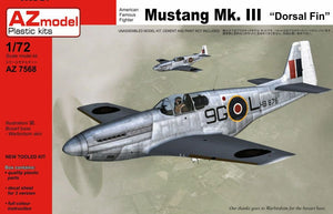 AZmodel AZ7568 Mustang Mk.III Dorsal fin 1/72
