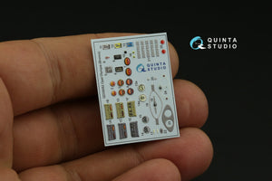 Quinta Studio QD35082 1937 Opel Olympia 3D-Printed &amp;amp; coloured Interior on decal paper (Bronco) 1/35 – zdjęcie 4
